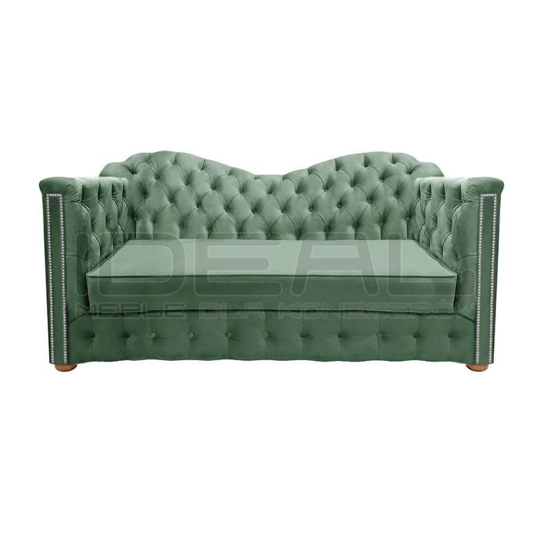Sofa Chesterfield z funkcją spania Mondelebrity 3 os. | IdealMeble.pl