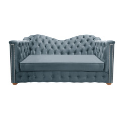 Sofa Chesterfield z funkcją spania Mondelebrity 3 os. | IdealMeble.pl