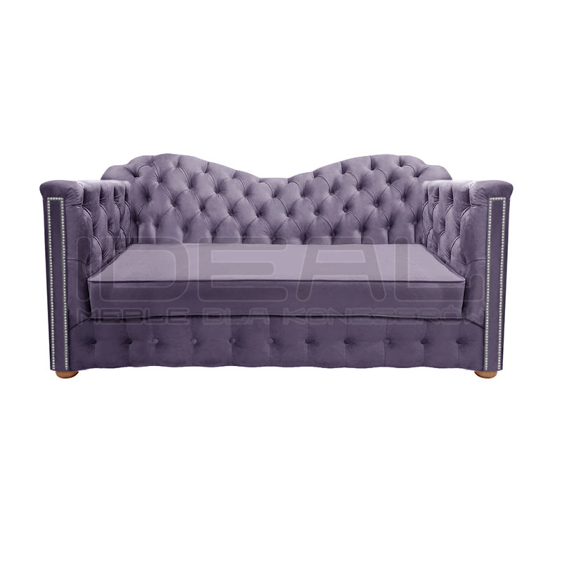 Sofa Chesterfield z funkcją spania Mondelebrity 3 os. | IdealMeble.pl
