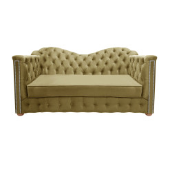 Sofa Chesterfield z funkcją spania Mondelebrity 3 os. | IdealMeble.pl