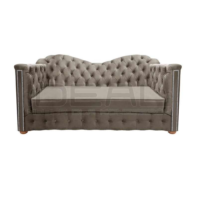 Sofa Chesterfield z funkcją spania Mondelebrity 3 os. | IdealMeble.pl