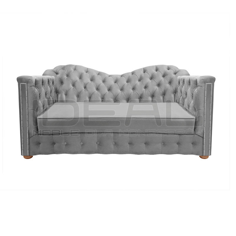Sofa Chesterfield z funkcją spania Mondelebrity 3 os. | IdealMeble.pl