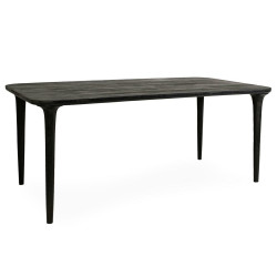 Stół jadalniany Laminar 200 czarny – elegancki stół z drewna