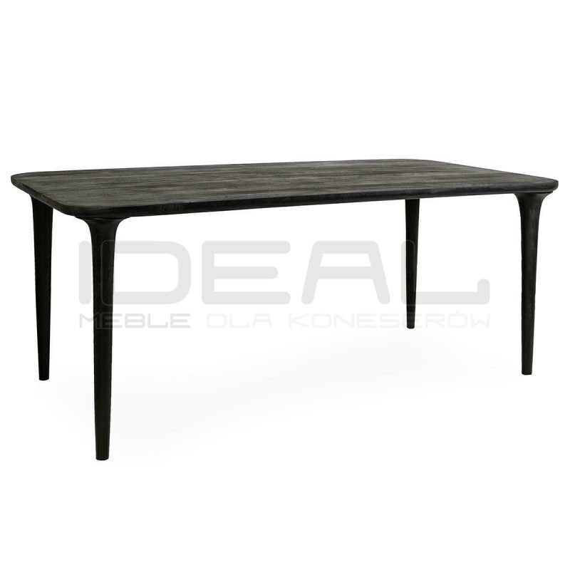 Stół jadalniany Laminar 200 czarny – elegancki stół z drewna