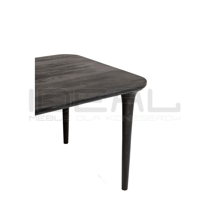 Stół jadalniany Laminar 200 czarny – elegancki stół z drewna