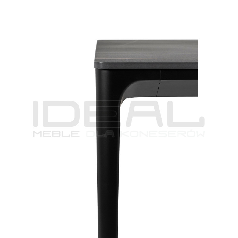 Stół SLIM 200x100 czarny/biały – nowoczesny stół z marmuru