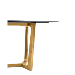 Stół do jadalni ODEON 180 czarny – luksus i nowoczesny design