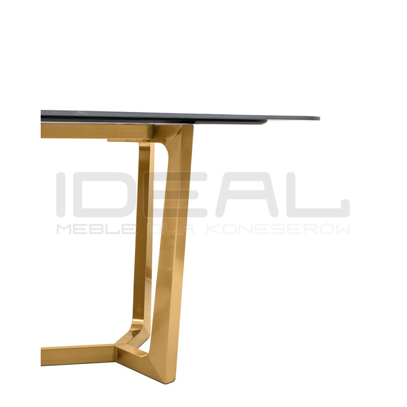Stół do jadalni ODEON 180 czarny – luksus i nowoczesny design