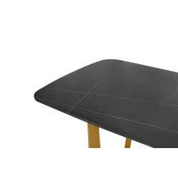 Stół do jadalni ODEON 180 czarny – luksus i nowoczesny design