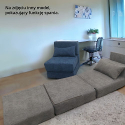 Sofa Chesterfield rozkładana materac składany Madame 2 osobowa