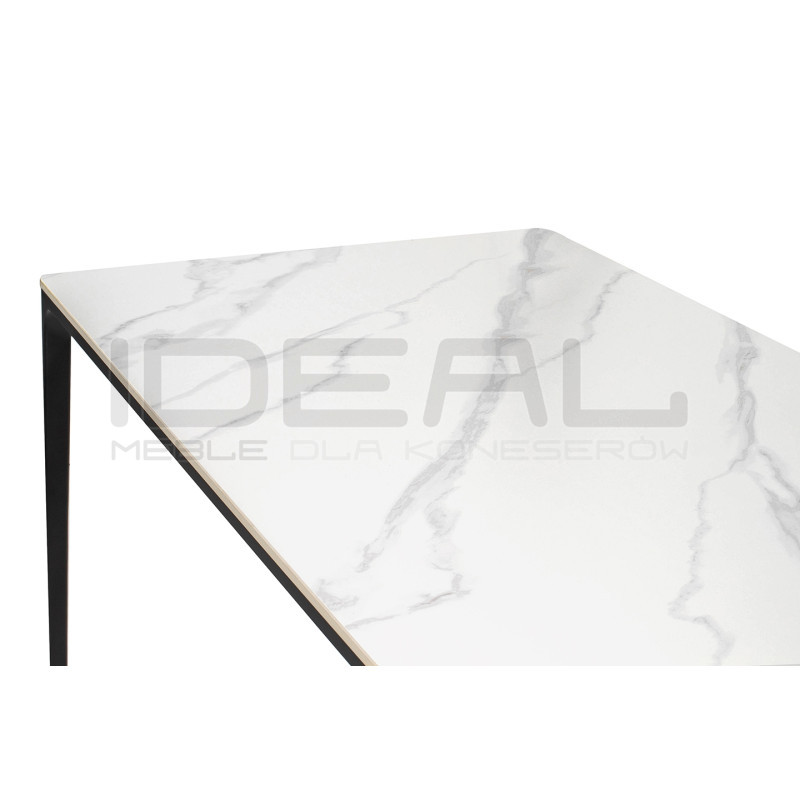 Stół SLIM 240x100 biały – ceramiczny marmur| IdealMeble.pl