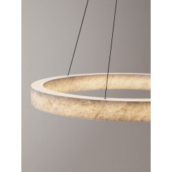 Lampa wisząca z marmuru Marble – elegancka lampa marmurowa