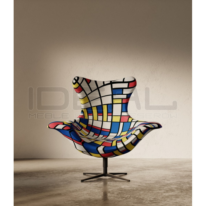 Fotel U25 Piet’s Pattern – fotel inspirowany Mondrianem