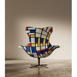 Fotel U25 Piet’s Pattern – fotel inspirowany Mondrianem