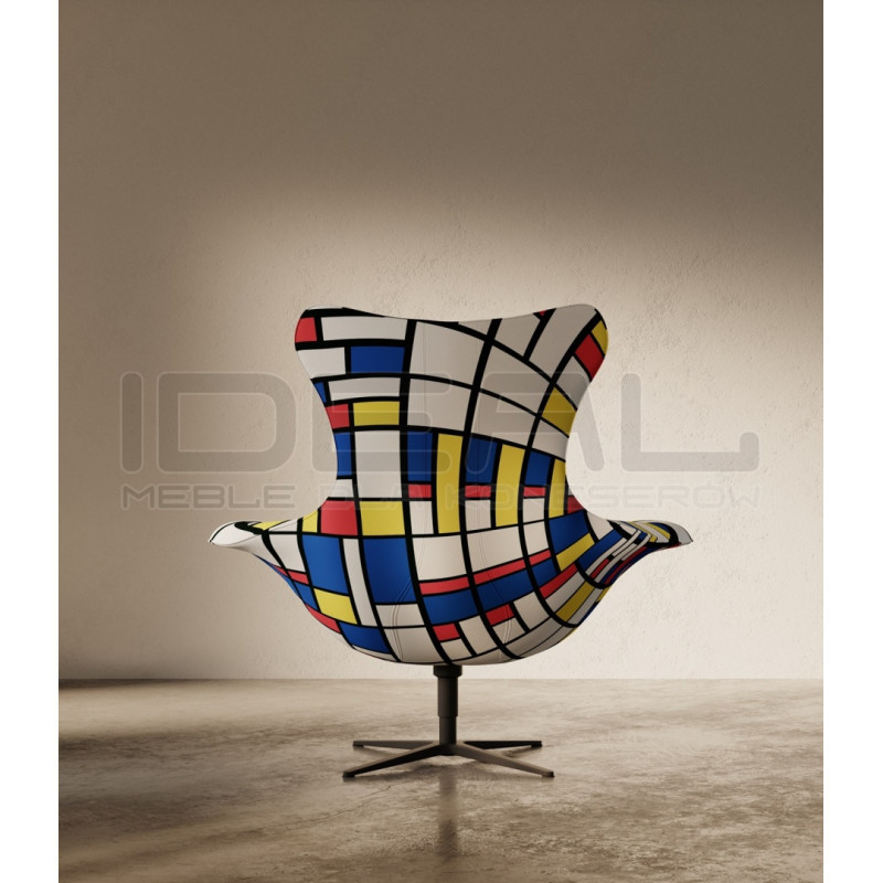 Fotel U25 Piet’s Pattern – fotel inspirowany Mondrianem