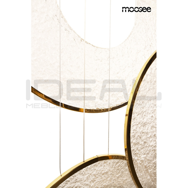 STARDUST złota lampa wisząca do wysokich wnętrz | Design premium