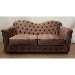 Sofa Chesterfield z funkcją spania Mondelebrity 3 os. | IdealMeble.pl