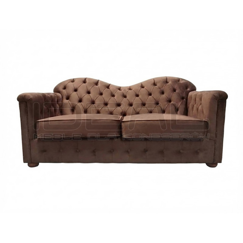 Sofa Chesterfield z funkcją spania Mondelebrity 3 os. | IdealMeble.pl