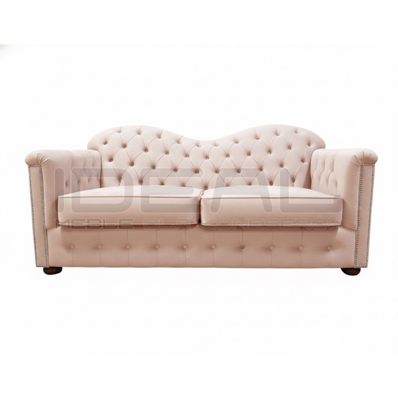 Sofa Chesterfield z funkcją spania Mondelebrity 3 os. | IdealMeble.pl