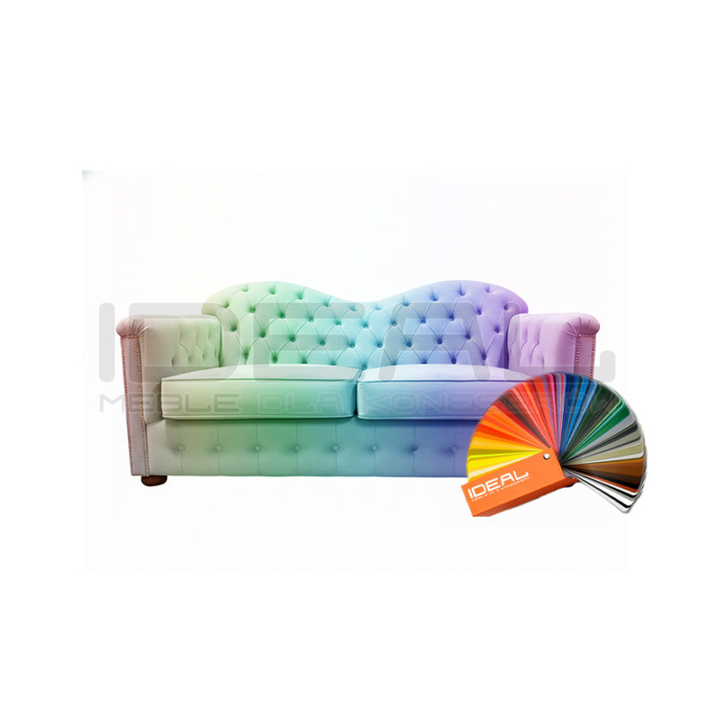 Sofa Chesterfield z funkcją spania Mondelebrity 3 os. | IdealMeble.pl