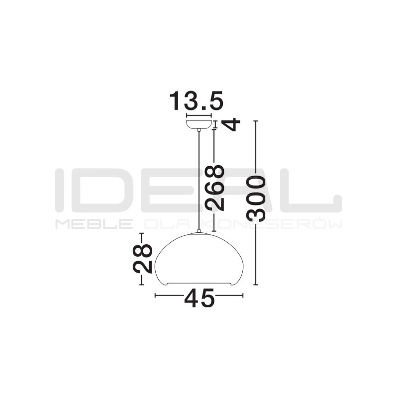 Lampa PASTE – dekoracyjna lampa do jadalni