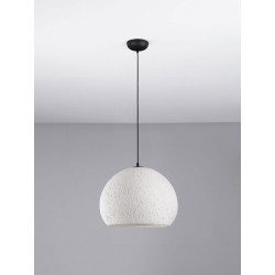 Lampa wisząca Paste Ball – ręcznie wykonany klosz z papieru