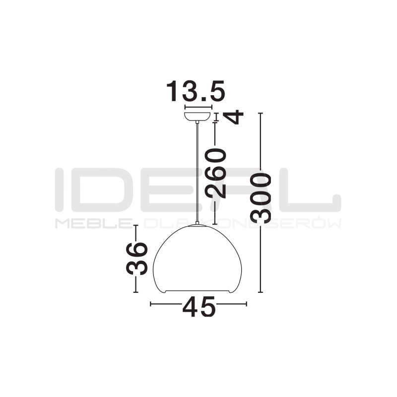 Lampa wisząca Paste Ball – ręcznie wykonany klosz z papieru