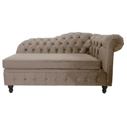 Szezlong Chesterfield Canon tapicerowany | IdealMeble.pl