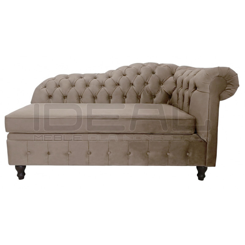 Szezlong Chesterfield Canon tapicerowany | IdealMeble.pl