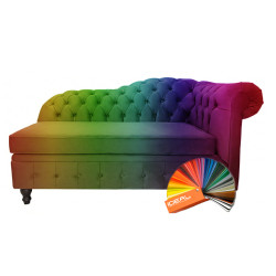 Szezlong Chesterfield Canon tapicerowany | IdealMeble.pl