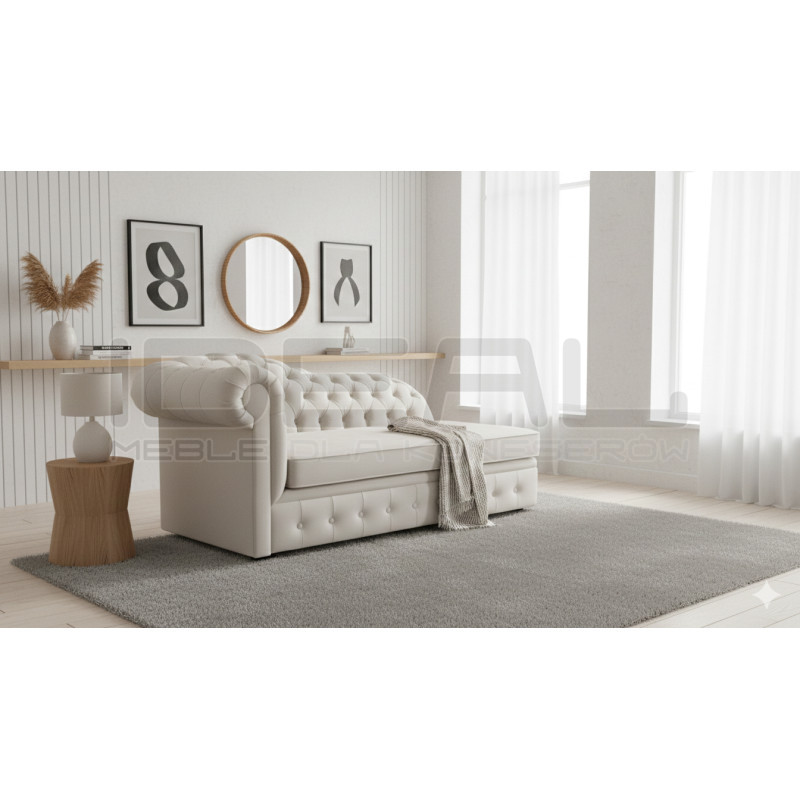Szezlong rozkładany Chesterfield Normal 3 osobowy | IdealMeble.pl