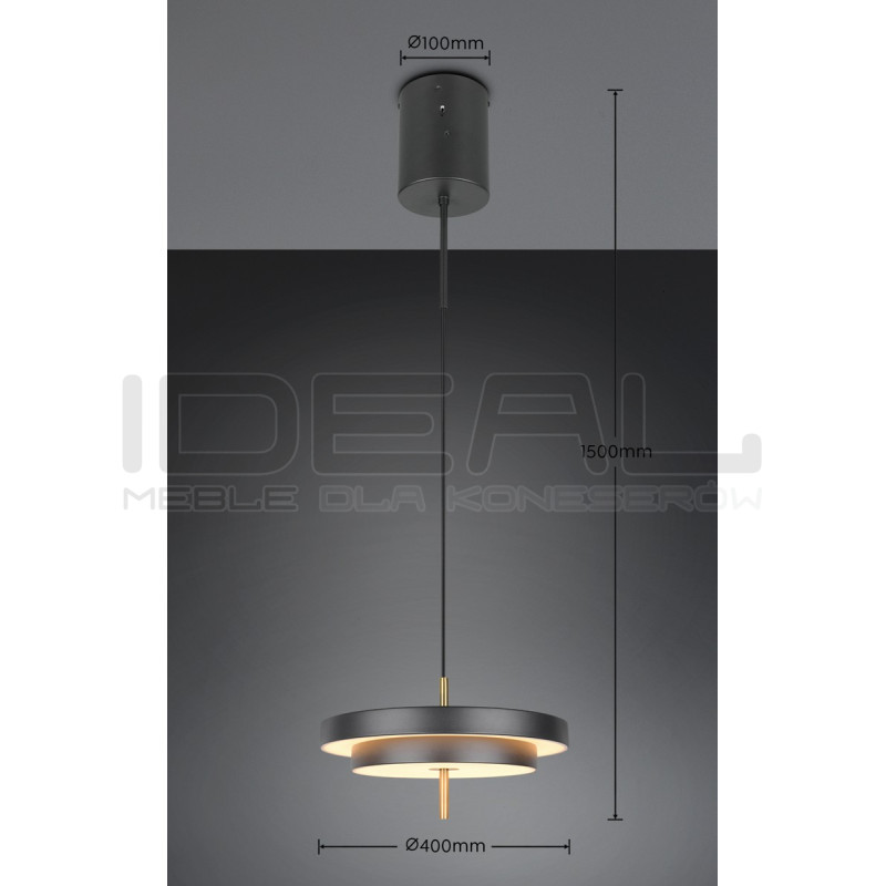 Move 40 – lampa wisząca LED z regulacją jasności i barwy światła