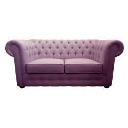Pikowana Sofa Chesterfield March w tkaninie 3 os.