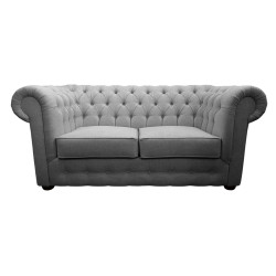 Pikowana Sofa Chesterfield March w tkaninie 3 os.