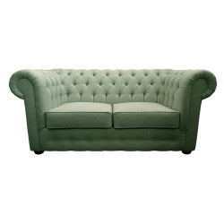 Pikowana Sofa Chesterfield March w tkaninie 3 os.