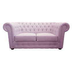 Pikowana Sofa Chesterfield March w tkaninie 3 os.