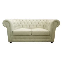 Pikowana Sofa Chesterfield March w tkaninie 3 os.