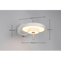 Move 40 – lampa wisząca LED z regulacją jasności i barwy światła