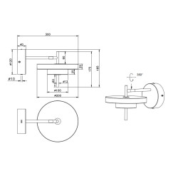 Move 40 – lampa wisząca LED z regulacją jasności i barwy światła