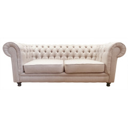 Sofa Chesterfield w tkaninie Lady 3 osobowa | IdealMeble.pl