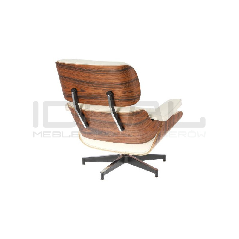 Fotel modernistyczny Lounge z podnóżkiem – elegancja i komfort