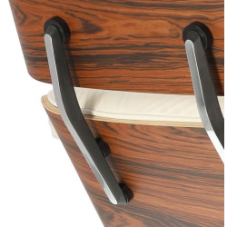 Fotel modernistyczny Lounge z podnóżkiem – elegancja i komfort