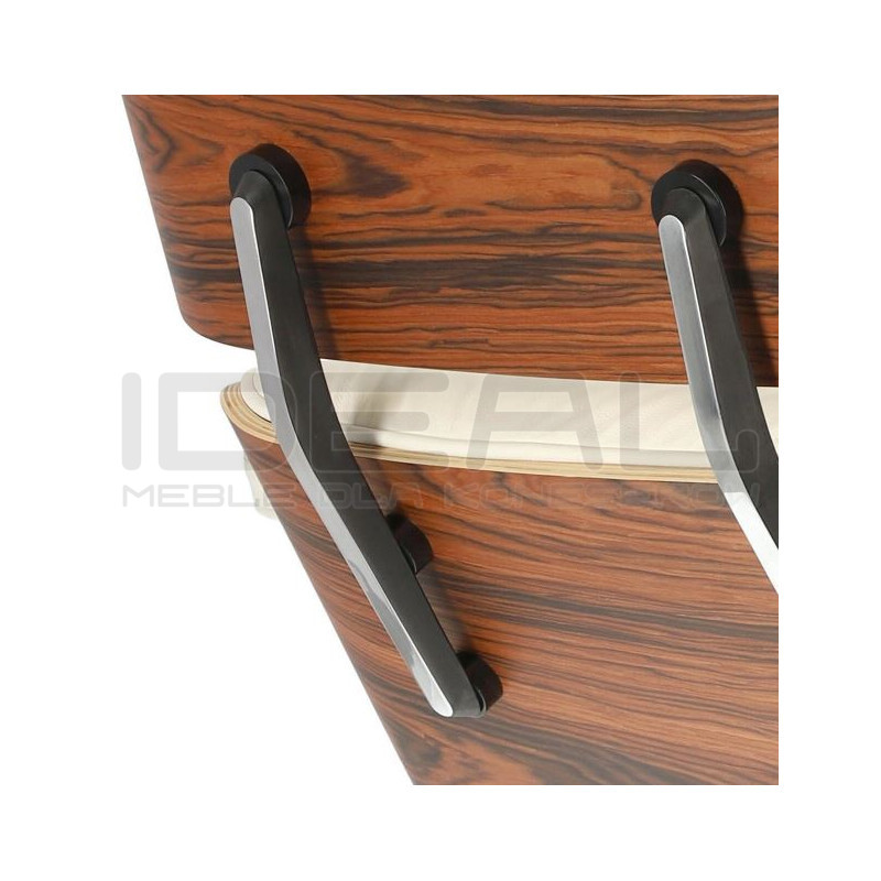 Fotel modernistyczny Lounge z podnóżkiem – elegancja i komfort