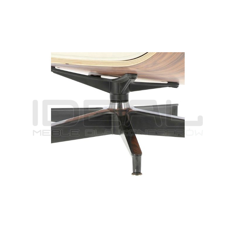 Fotel modernistyczny Lounge z podnóżkiem – elegancja i komfort