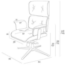 Efektowny fotel biurowy Lounge Business – komfort i prestiż