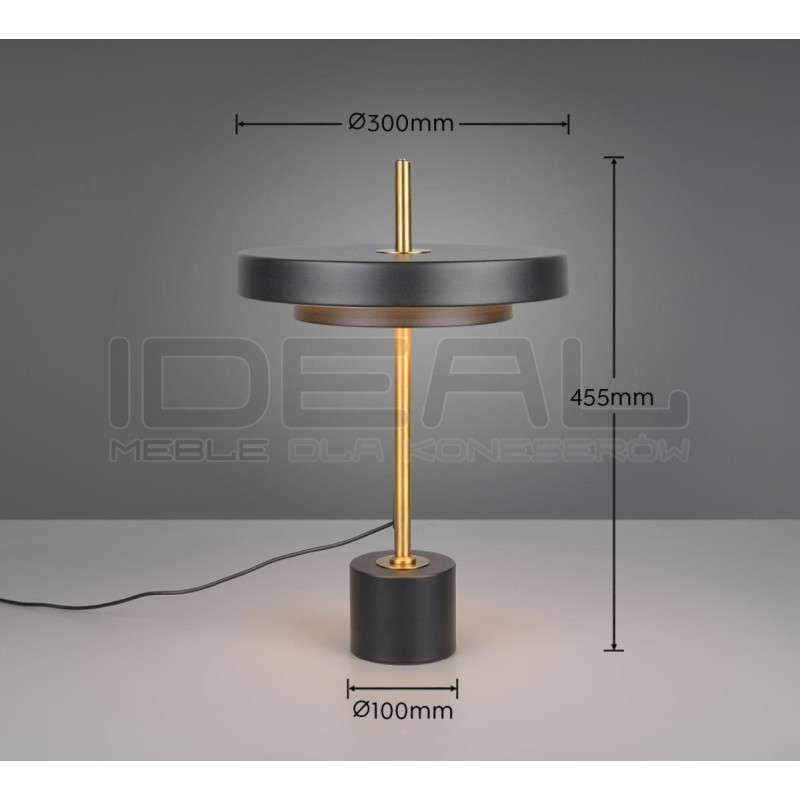 Move 30 – lampa stołowa led w stylu art deco