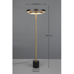 Move 40 – lampa podłogowa LED z regulacją jasności i barwy światła