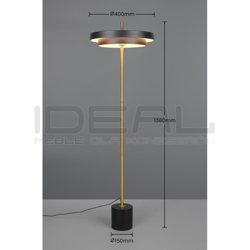 Move 40 – lampa podłogowa LED z regulacją jasności i barwy światła