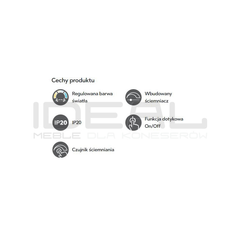 Move 30 – lampa stołowa led w stylu art deco