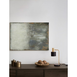 Lampa stołowa czarno złota Maxim – elegancka i nowoczesna